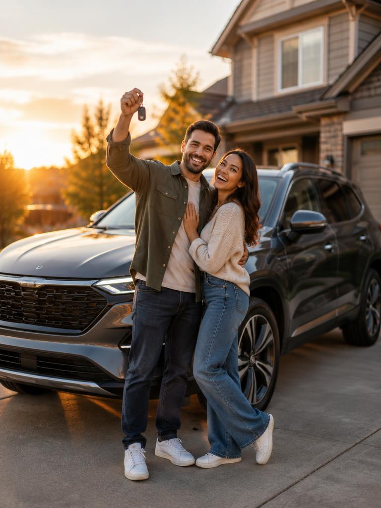 New SUV · Delivered to the driveway